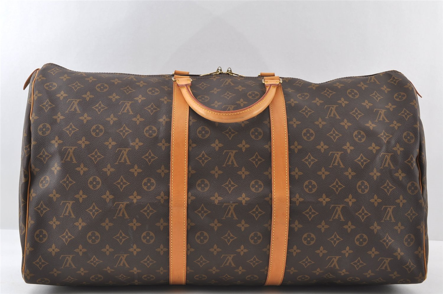 Authentic Louis Vuitton Monogram Keepall 60 Travel Boston Bag M41422 LV 6278I