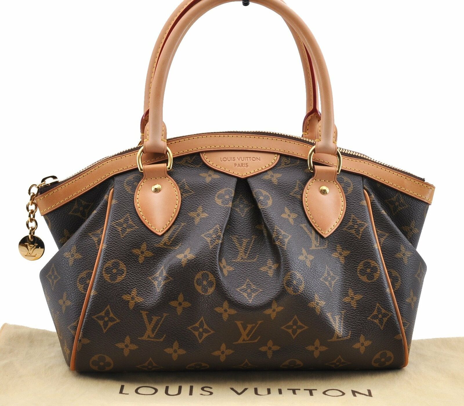 Authentic LOUIS VUITTON Monogram Tivoli PM Hand Bag M40143 LV 6279A