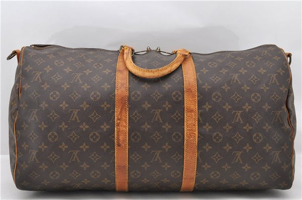 Auth LOUIS VUITTON Monogram Keepall Bandouliere 55 Boston Bag M41414 LV 6279C