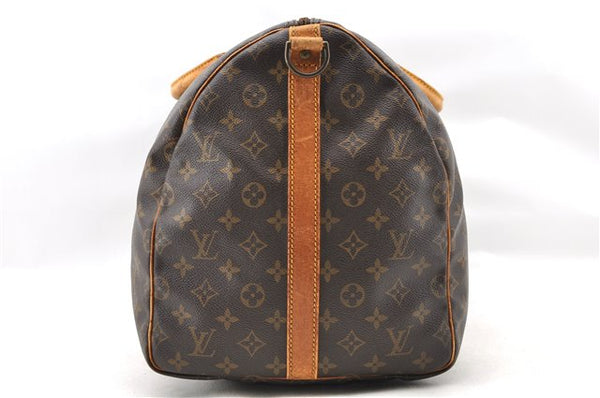 Auth LOUIS VUITTON Monogram Keepall Bandouliere 55 Boston Bag M41414 LV 6279C