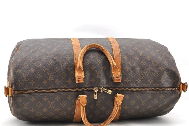 Auth LOUIS VUITTON Monogram Keepall Bandouliere 55 Boston Bag M41414 LV 6279C