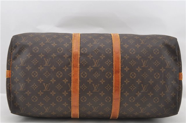 Auth LOUIS VUITTON Monogram Keepall Bandouliere 55 Boston Bag M41414 LV 6279C