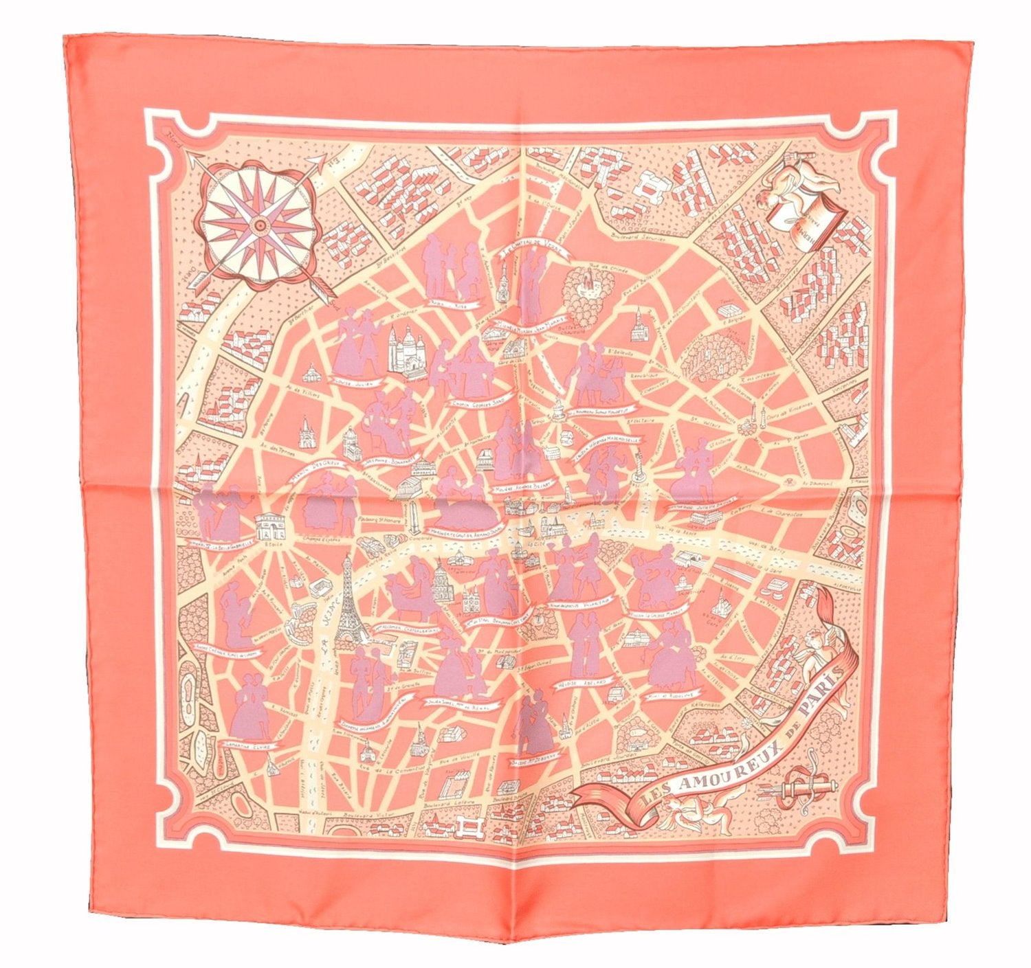 Auth HERMES Petit Carre 40 Scarf Handkerchief 