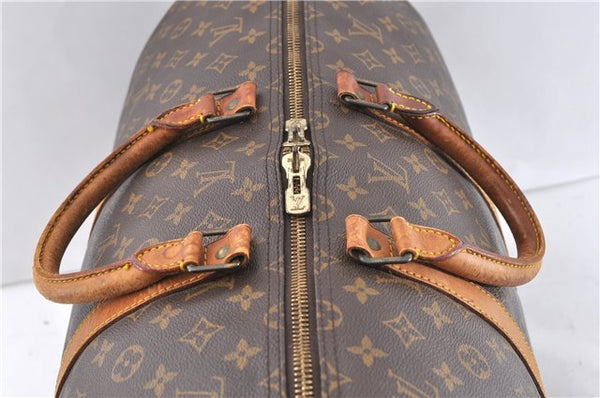 Auth LOUIS VUITTON Monogram Keepall Bandouliere 55 Boston Bag M41414 LV 6280C