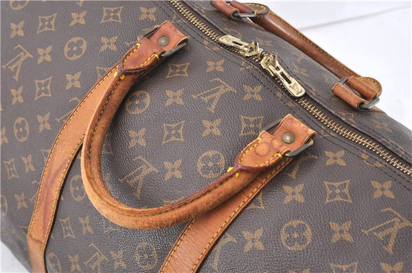 Auth LOUIS VUITTON Monogram Keepall Bandouliere 55 Boston Bag M41414 LV 6280C