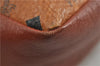 Authentic MCM Visetos Leather Vintage Shoulder Cross Body Bag Brown 6280D