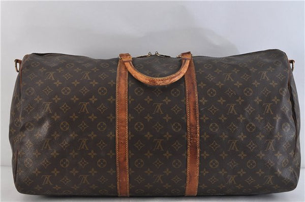 Auth LOUIS VUITTON Monogram Keepall Bandouliere 60 Boston Bag M41412 LV 6281C