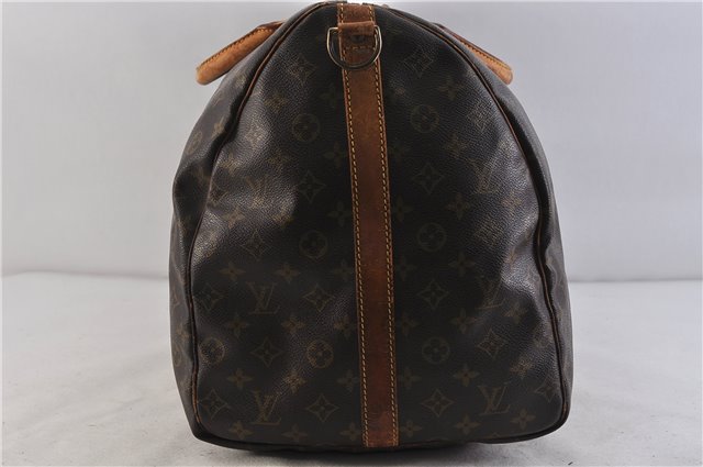 Auth LOUIS VUITTON Monogram Keepall Bandouliere 60 Boston Bag M41412 LV 6281C