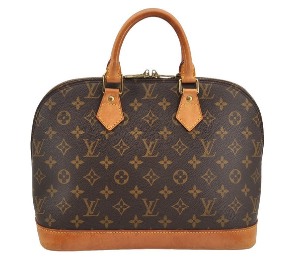 Authentic Louis Vuitton Monogram Alma Hand Bag Purse M51130 LV 6281I