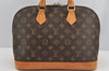 Authentic Louis Vuitton Monogram Alma Hand Bag Purse M51130 LV 6281I