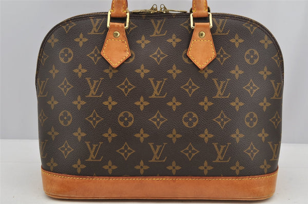 Authentic Louis Vuitton Monogram Alma Hand Bag Purse M51130 LV 6281I