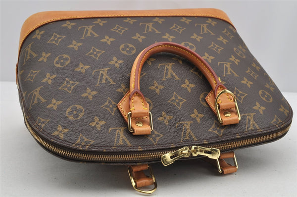 Authentic Louis Vuitton Monogram Alma Hand Bag Purse M51130 LV 6281I