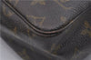 Auth Louis Vuitton Monogram Trousse Toilette 28 Clutch Hand Bag M47522 LV 6283D