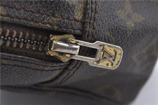 Auth Louis Vuitton Monogram Trousse Toilette 28 Clutch Hand Bag M47522 LV 6283D