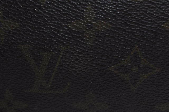 Auth Louis Vuitton Monogram Trousse Toilette 28 Clutch Hand Bag M47522 LV 6283D