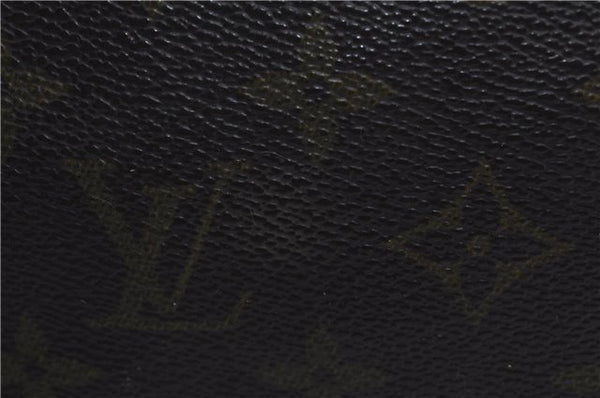 Auth Louis Vuitton Monogram Trousse Toilette 28 Clutch Hand Bag M47522 LV 6283D