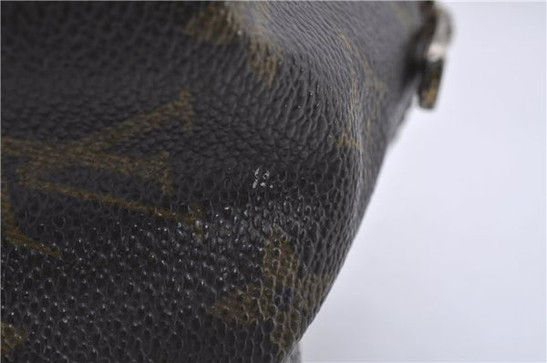 Auth Louis Vuitton Monogram Trousse Toilette 28 Clutch Hand Bag M47522 LV 6283D