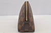 Authentic Louis Vuitton Damier Pochette Cosmetic PM Pouch N47516 LV 6284I