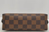 Authentic Louis Vuitton Damier Pochette Cosmetic PM Pouch N47516 LV 6284I