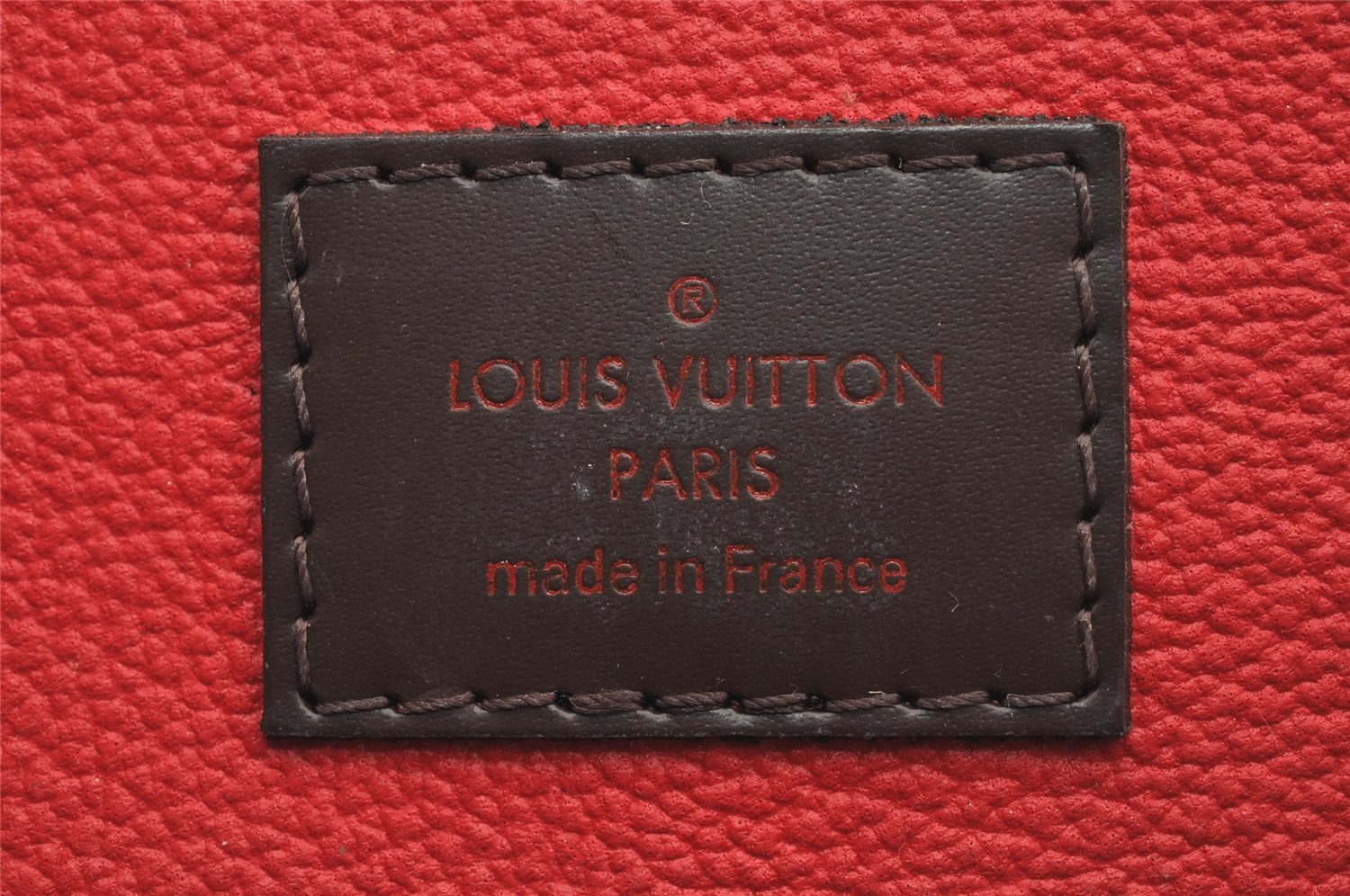 Authentic Louis Vuitton Damier Pochette Cosmetic PM Pouch N47516 LV 6284I