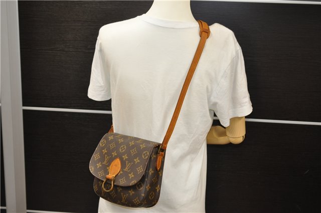 Auth LOUIS VUITTON Monogram Saint Cloud MM Shoulder Cross Bag M51243 LV 6286C