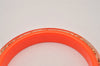 Authentic Louis Vuitton Uncle John TPM Bangle Bracelet Orange LV Box 6286I