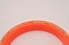 Authentic Louis Vuitton Uncle John TPM Bangle Bracelet Orange LV Box 6286I