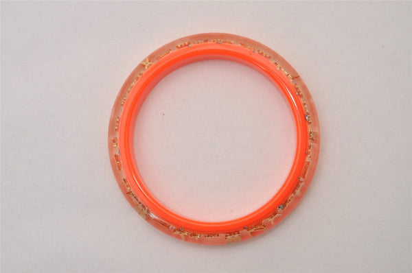 Authentic Louis Vuitton Uncle John TPM Bangle Bracelet Orange LV Box 6286I