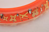 Authentic Louis Vuitton Uncle John TPM Bangle Bracelet Orange LV Box 6286I