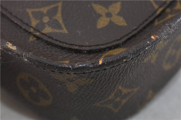 Auth LOUIS VUITTON Monogram Saint Cloud MM Shoulder Cross Bag M51243 LV 6287C