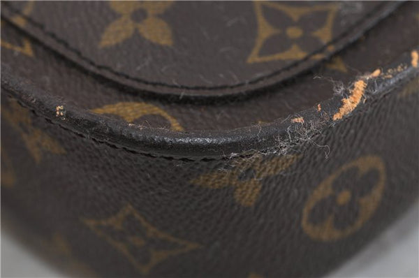 Auth LOUIS VUITTON Monogram Saint Cloud MM Shoulder Cross Bag M51243 LV 6287C