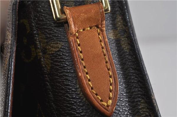 Auth LOUIS VUITTON Monogram Saint Cloud MM Shoulder Cross Bag M51243 LV 6287C