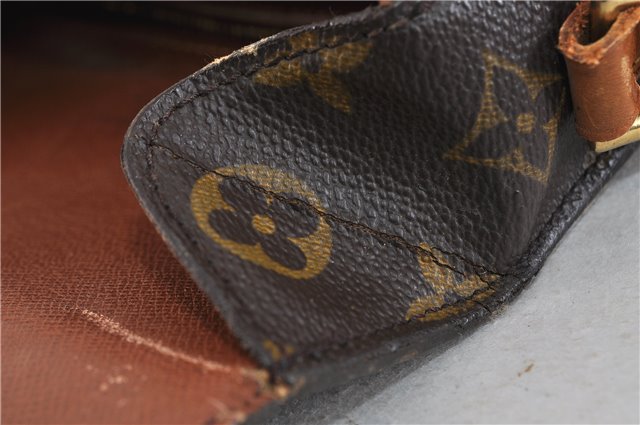 Auth LOUIS VUITTON Monogram Saint Cloud MM Shoulder Cross Bag M51243 LV 6287C