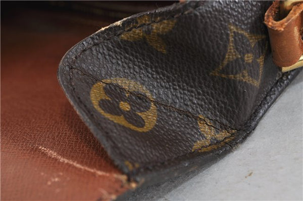 Auth LOUIS VUITTON Monogram Saint Cloud MM Shoulder Cross Bag M51243 LV 6287C