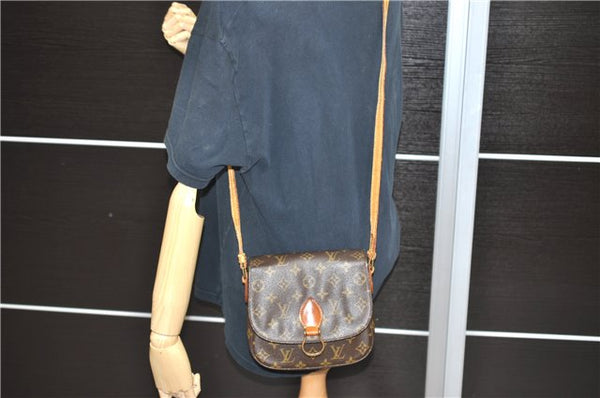 Auth LOUIS VUITTON Monogram Saint Cloud MM Shoulder Cross Bag M51243 LV 6287C