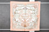 Authentic HERMES Petit Carre 40 Scarf Handkerchief "Decoupages" Silk Pink 6287F