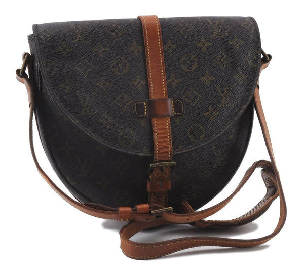 Auth LOUIS VUITTON Monogram Chantilly GM Shoulder Cross Body Bag M51232 LV 6288C