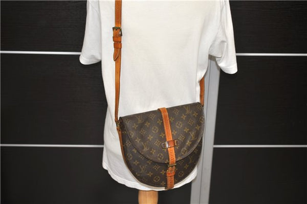 Auth LOUIS VUITTON Monogram Chantilly GM Shoulder Cross Body Bag M51232 LV 6288C