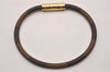 Authentic Louis Vuitton Damier Bracelet Keepit Bracelet M6139E LV Box 6288I