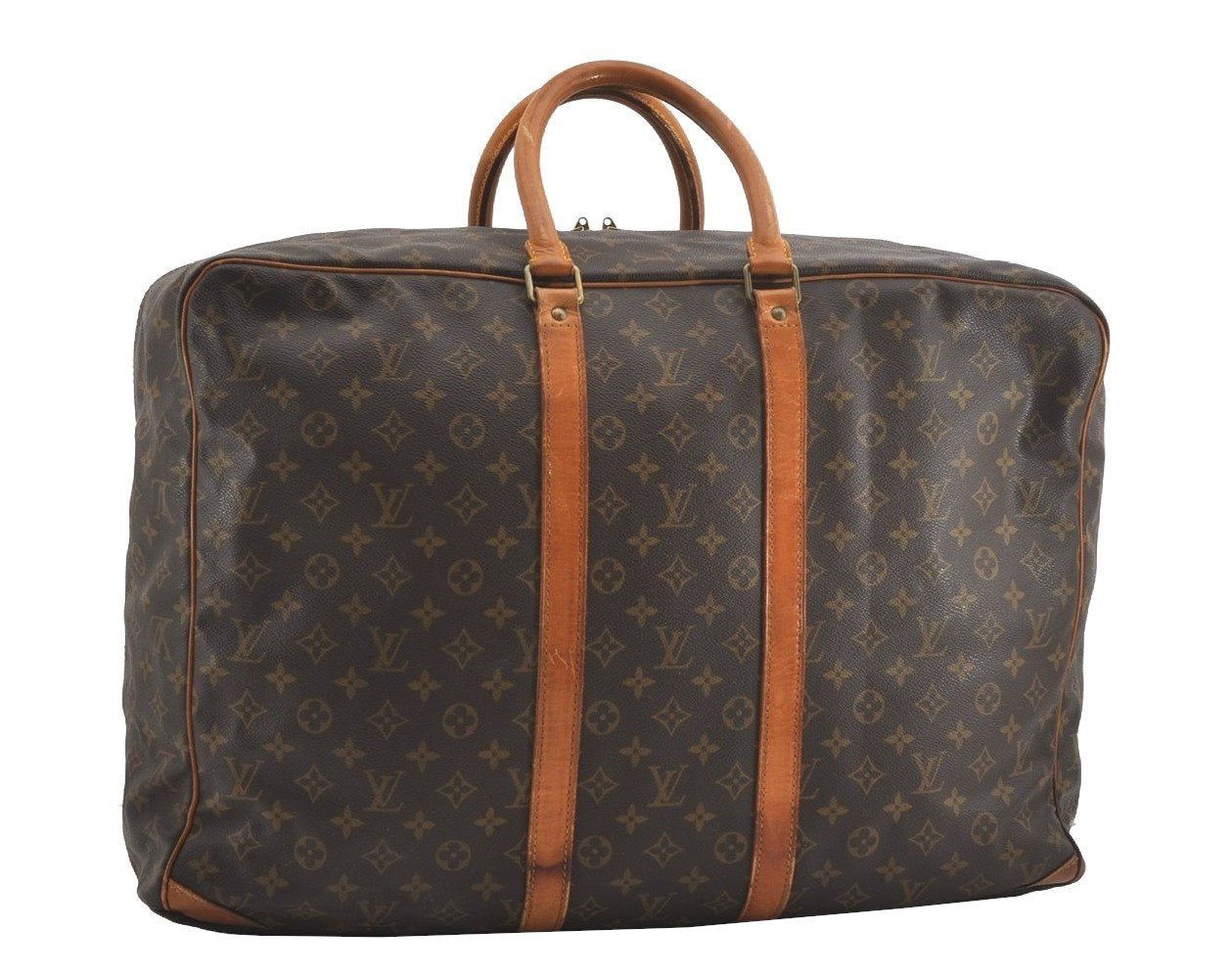 Authentic Louis Vuitton Monogram Sirius 55 Travel Boston Bag M41404 LV 6289I