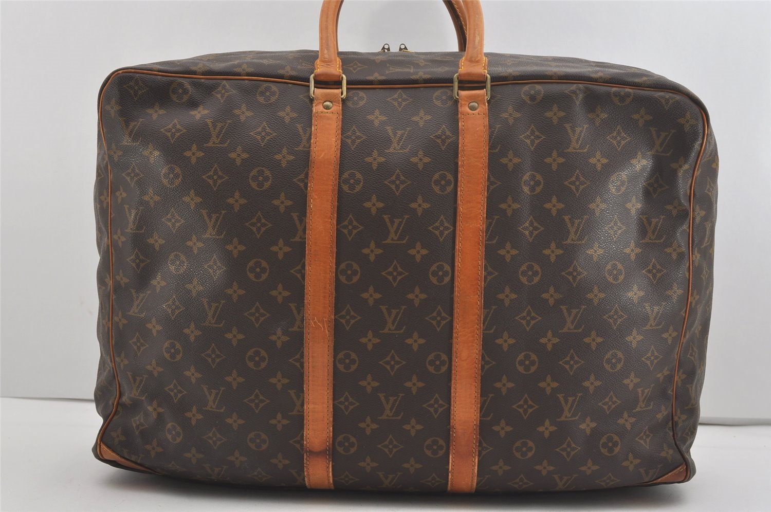Authentic Louis Vuitton Monogram Sirius 55 Travel Boston Bag M41404 LV 6289I