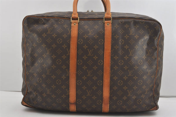 Authentic Louis Vuitton Monogram Sirius 55 Travel Boston Bag M41404 LV 6289I