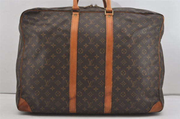 Authentic Louis Vuitton Monogram Sirius 55 Travel Boston Bag M41404 LV 6289I