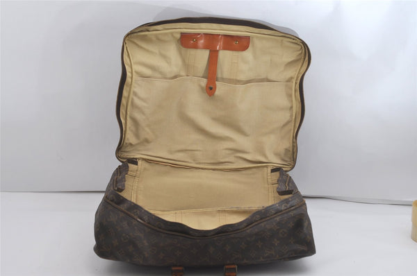 Authentic Louis Vuitton Monogram Sirius 55 Travel Boston Bag M41404 LV 6289I