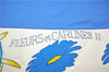 Authentic HERMES Carre 90 Scarf "FLEURS et CARLINES" Silk Blue 6290F