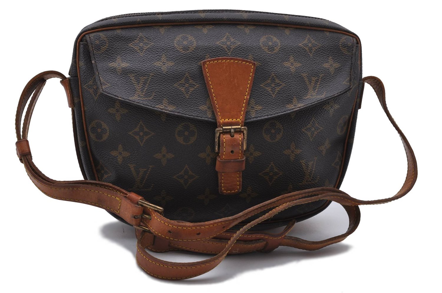 Auth LOUIS VUITTON Monogram Jeune Fille GM Shoulder Cross Bag M51225 LV 6292C