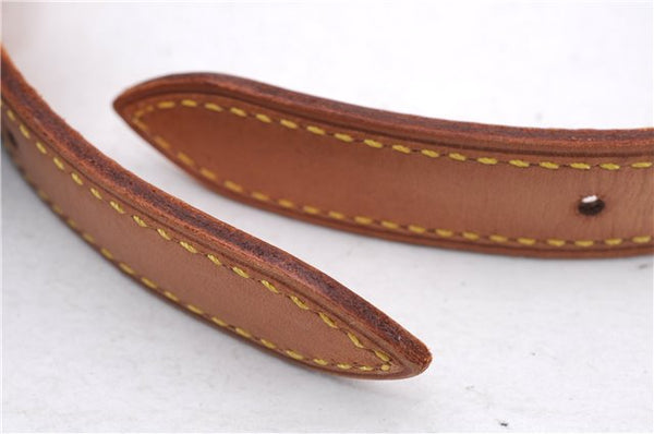 Authentic Louis Vuitton Leather Shoulder Strap For Bucket GM 31.9" Beige 6292E