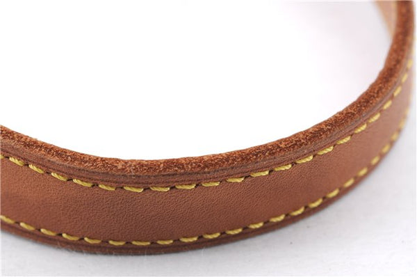 Authentic Louis Vuitton Leather Shoulder Strap For Bucket GM 31.9" Beige 6292E