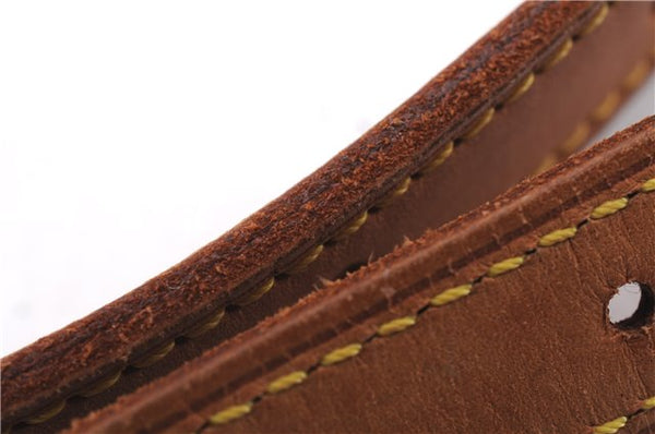 Authentic Louis Vuitton Leather Shoulder Strap For Bucket GM 31.9" Beige 6292E