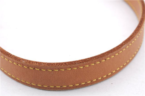 Authentic Louis Vuitton Leather Shoulder Strap For Bucket GM 31.9" Beige 6292E